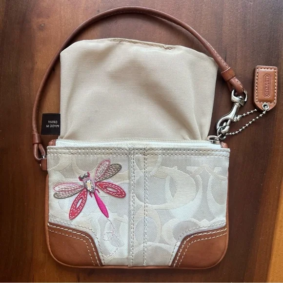 Coach Vintage Dragonfly Wristlet Wallet Clutch - Picture 6 of 15